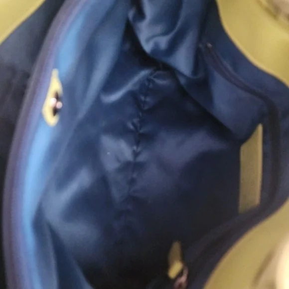 Coach Lime Green Signature Shoulder Tote - Picture 10 of 16